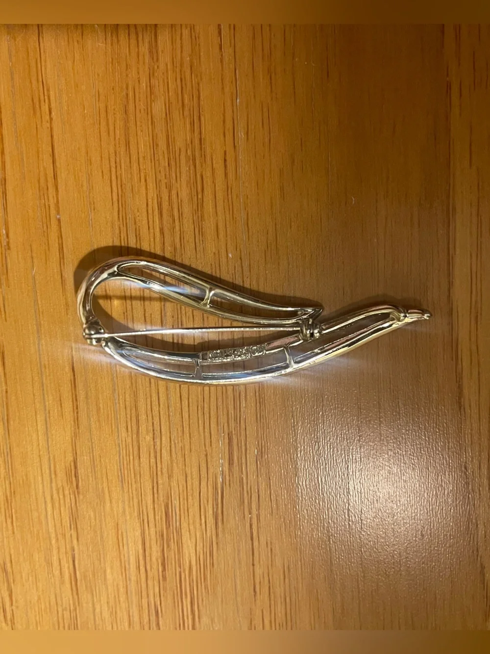 Vintage Sarah Coventry Brooch Silver Tone Modernist Abstract Pin